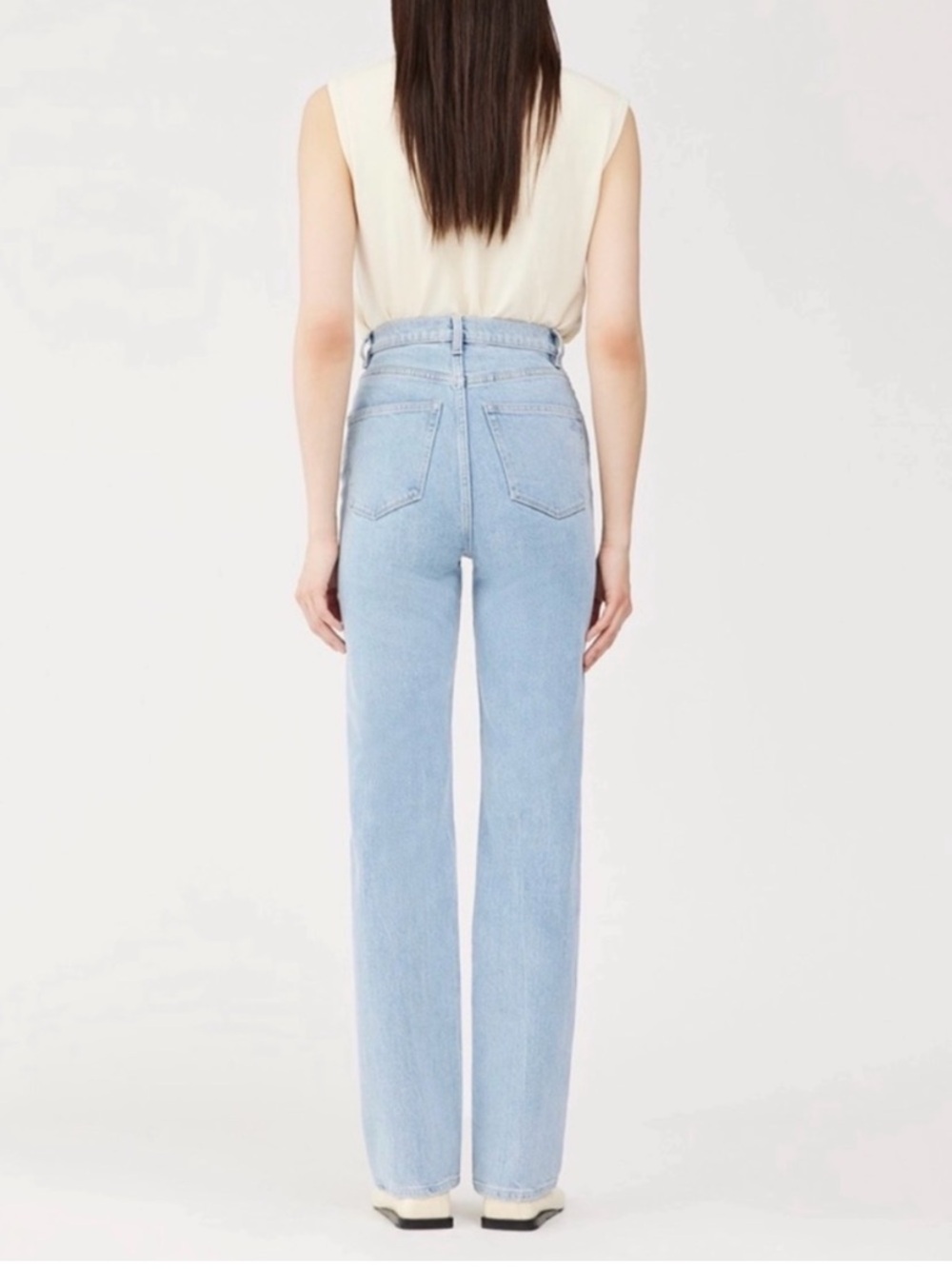 NWOT | DL1961 | Ella Straight Ultra High Rise Vintage 32” | Droplet | 26